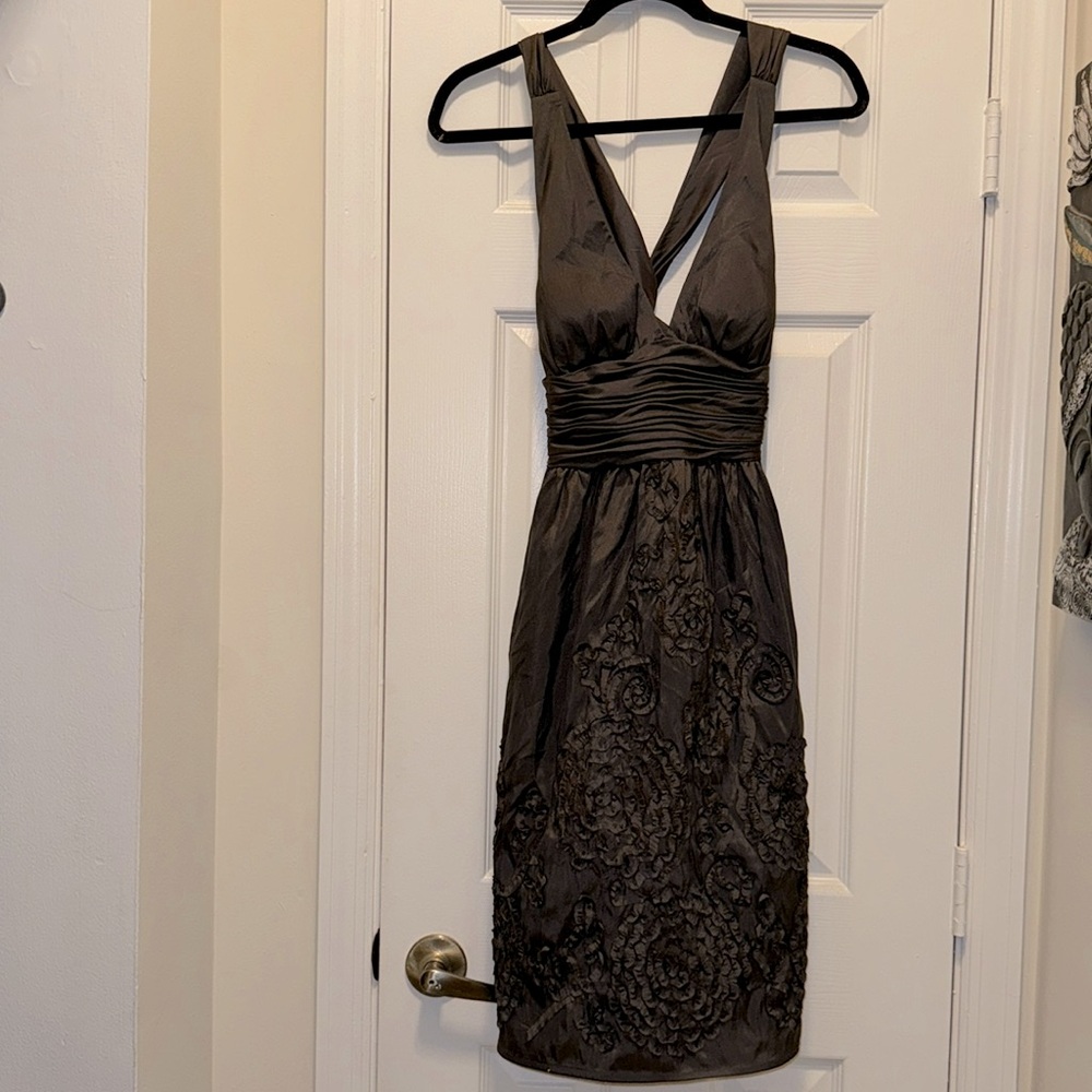 Adrianna Papell Boutique Charcoal dress size 4